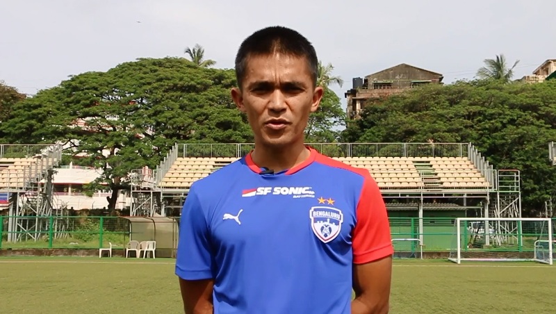 What Suni Chhetri told to his supporters before In